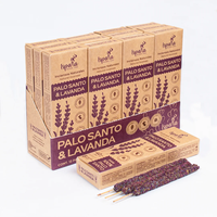 Incienso de Madera Ecológico Premium Ispalla, Pedidos al por Mayor de Palo Santo y Lavanda para la Temporada de Otoño, Primavera y Verano