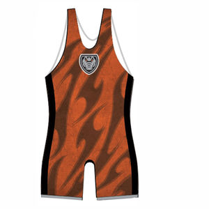 Singlet de lutte de sublimation Harry Sports Premium brillant, personnalisé pour hommes, enfants, jeunes, équipement de match professionnel, tissu extensible athlétique, durable - Product Image 5