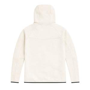 Ensemble de survêtement pour homme, veste à capuche zippée et pantalon de jogging en polaire technique, couleur ivoire, pour entraînement sportif et activités physiques - Product Image 4