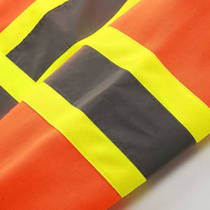 Custom <b>Men</b> Industrial Security Workwear Jackets Long Sleeve Hi Vis Cotton Construction Safety <b>Works</b> <b>Shirt</b> Reflective - Product Image 3