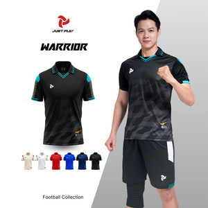 Meilleur prix de haute qualité unisexe maillot de football équipe uniforme étiquettes personnalisées broderie Original survêtement guerrier JP 100% Polyester - Product Image 4