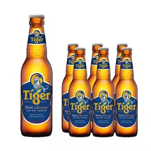Тигровый лагер, пиво, 11,2 унций, бутылка для пива из тигрового белого пшеничного пива-24x330 мл, коробка для пива тигровый лагер-24x320 мл
