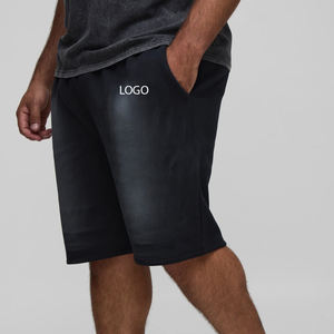 Pantalones Cortos de Algodón 100% de Alta Calidad para Uso Diario 2026, Corte Holgado para Hombre, Transpirables y Ajustables con Bolsillos Laterales, Mezcla de Algodón - Product Image 1