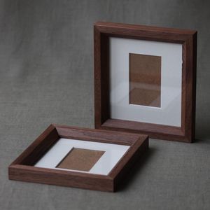 Marco de fotos de madera estilo antiguo para decoración del hogar tradicional, acabado de madera artesanal de inspiración vintage - Product Image 5