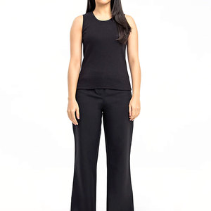 <b>Black</b> Color Fitness Wear Women tank <b>Top</b> 2024 New Women's Fitness Vest Custom <b>Ladies</b> Activewear Workout Fitness Tank <b>Tops</b> - Product Image 1