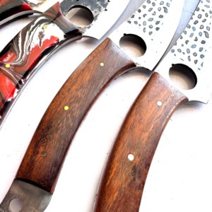 Juego de 7 piezas Mini 11 \ "Cuchillo de Chef de cocina de acero inoxidable hecho a mano de alta calidad hecho en fábrica OEM precio al por mayor bajo costo - Product Image 5