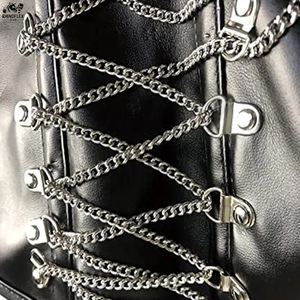 Venta directa de fábrica, recién llegados, corsés de cuero para mujer, corsé de cuero de diseño Premium de alta calidad para mujer - Product Image 5