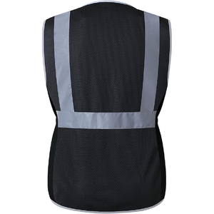 2025 Unisex Canvas Polyester <b>Reflective</b> Waterproof Windproof Breathable Workwear <b>Vest</b> Men Winter Season Washed Techniques - Product Image 2