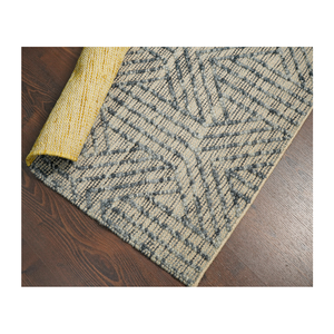 Premium Quality Luxury Textured Wool <b>Boho</b> <b>Rug</b> Handwoven Modern Woollen <b>Rug</b> for Cozy Home Atmosphere Plush Pile Height - Product Image 1