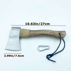 ขวานเหล็กคุณภาพสูง ด้ามเหล็ก ใบมีดเหล็กกล้าคาร์บอนสูง 400 มม. ขวานแบบใหม่ สำหรับงาน DIY และอุตสาหกรรม - Product Image 3