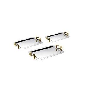 Bandeja de Servicio Moderna de Acero Inoxidable, Hecha a Mano, para Hogar, Hotel, Restaurante, Bodas, Gran Venta - Product Image 1