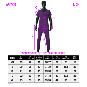 Ensembles de gommage tendance Scrubs d'hôpital extensibles Ensembles d'allaitement à col en V Uniformes médicaux pour femmes Uniformes d'hôpital - Product Image 6