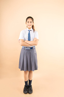 Proveedor de Uniformes Escolares para Niñas, Conjunto Cómodo para Uso Diario, 100% Algodón, al Mejor Precio al por Mayor