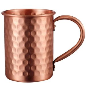 Moscow mule copper mug set with tray and straws perfect for housewarming gifts weddings or <b>bar</b> starter kits - Product Image 5