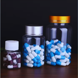 Suministro al por Mayor de Botellas de Plástico PET Cilíndricas de 80cc y 200cc para Medicamentos/Vitaminas, Color Personalizado, Tapa de PET, Logotipo Personalizado, Pavico - Product Image 2