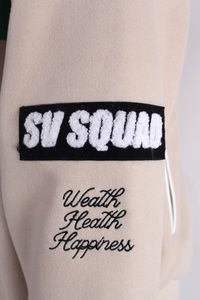 Veste universitaire de baseball à manches longues pour hommes, col montant, dernière conception, vestes d'hiver en gel de silicone uni, impression de logo Letterman - Product Image 4