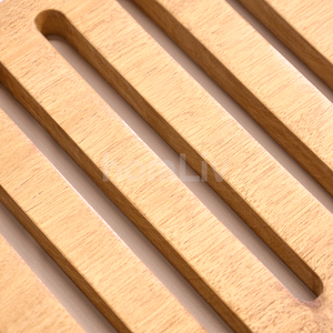 OEM - Tapete Cuadrado para Servir de Madera de Teca Dorota, Ecológico y Natural, Apto para Alimentos, Sin Pintura ni Barniz, Halal, Kit Personalizado - Product Image 6