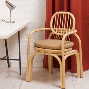 Impresionante Silla de ratán duradera de estilo minimalista para uso en interiores y exteriores Casas de campo cómodas Apartamentos Dormitorios Salas de estar - Product Image 2
