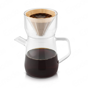 ชุดกาแฟดริปเปอร์แก้วโบโรซิลิเกตคุณภาพสูง ดีไซน์ใหม่ พร้อมกาน้ำ<span class=keywords><strong>ชา</strong></span> ชุดทำชาและกาแฟเกรดพรีเมียม - Product Image 1
