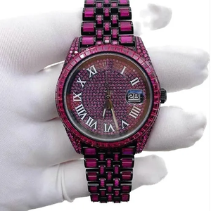 Fully Iced Out Diamond <b>Watch</b> Automatic Moissanite <b>Watch</b> Solid Jewelry <b>Watch</b> <b>for</b> Unisex Fashion Jewelry - Product Image 4