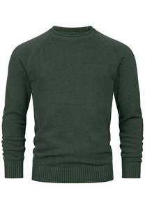 Vente en gros Pull en mélange de coton Sweat-shirt à col rond vert pour hommes Sweat-shirt athlétique à col rond en polaire douce Personnalisé - Product Image 4