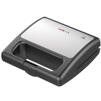 Vente en gros Prix de bonne qualité machine à sandwich électrique en forme de coeur mini machine à sandwich blanche de formes différentes