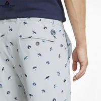 Vente en gros de surf personnalisé Short de bain en polyester élastique et imperméable pour homme Short de plage imprimé pour homme