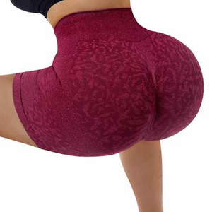 Elastic Quick-Drying Seamless Yoga Shorts Casual Shorts with Solid Pattern leggings, Seamless, High Waist - Product Image 2