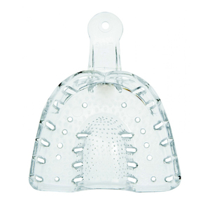 Les plateaux dentaires manuels professionnels d'empreinte autoclave l'acier inoxydable de catégorie chirurgicale conçoivent le CE léger certifié - Product Image 4