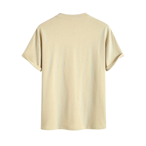 เสื้อยืดกีฬาสำหรับผู้ชาย-คอตตอน100% ทรงหลวมคอกลมแขนสั้นเหมาะสำหรับการใช้ชีวิตแบบสบายๆและแอคทีฟ - Product Image 2