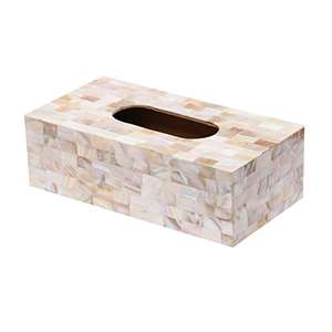 Luxueux Restaurant utilisation décoration porte-mouchoirs boîte vente chaude à la main décoratif papier de soie boîte de rangement dîner fête - Product Image 5