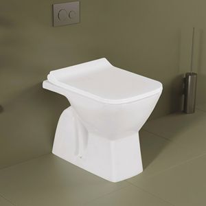 WC moderne en céramique deux pièces à fermeture lente pour villas, salles de bains, chambres, sous-sols, salons, cuisines extérieures - Product Image 3