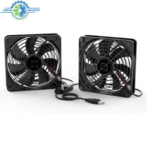 AC Infinity 5v 12v DC Dual 120x120x25mm 3 Speeds <strong>Control</strong> Cooling Fan 4 Inch USB Exhaust Fan 120mm USB Ventilation PC Cabinet Fan - Product Image 1
