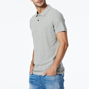 เสื้อกอล์ฟตามสั่งเสื้อยืดผ้าคอตตอนเสื้อยืดโปโลแห้งเร็วเสื้อโปโลสีพื้นสำหรับผู้ชาย - Product Image 2