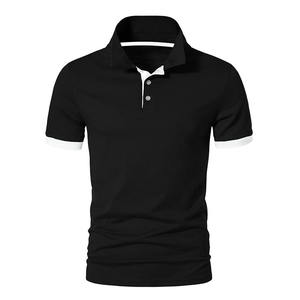 2025เสื้อยืดกีฬาวิ่งสำหรับผู้ชายเสื้อโปโลแขนสั้นผ้าฝ้ายลำลองสำหรับ100% ทำเองขายส่ง - Product Image 6