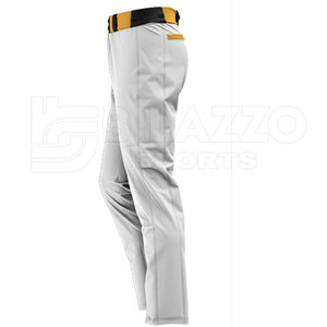 Pantalon de baseball personnalisé en vrac d'approvisionnement d'usine OEM pour hommes pantalon de baseball en polyester Spandex respirant et abordable - Product Image 4
