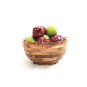 Cuenco de madera de la mejor calidad para ensalada, accesorios de cocina, tazón de madera, tazón de gota para tamaño personalizado a bajo precio, 100% - Product Image 1