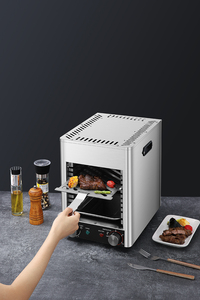 Cao-powered hai mặt thép không gỉ điện chiên bít tết máy thịt nướng tạo tác cho bánh mì nướng bánh mì cho thương mại nước ngoài gian hàng - Product Image 3