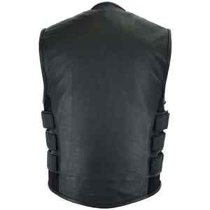 Top Quality Genuine Leather <b>Vest</b> Warm Waterproof for Fall Winter with Sleeveless Unique Design Most Demanded Mens Leather <b>Vest</b> - Product Image 5