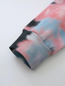 Sweat à capuche pour hommes en polyester personnalisé Tie Dye Sweats à capuche à manches longues pour hommes Top qualité Logo personnalisé Tie Die Sweat à capuche pour hommes - Product Image 5