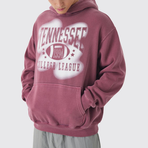 Wholesale Heavyweight Oversized <b>Men's</b> <b>Sweatshirt</b> with Custom Logo High Quality Streetwear <b>Hoodie</b> for Winter - Product Image 1