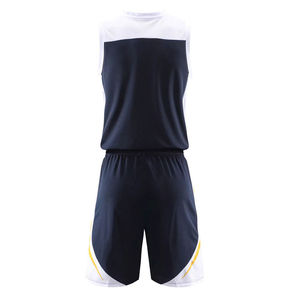 Uniformes de basket-ball pour adultes au design personnalisé, nouveau style, respirant, en polyester, vêtements de sport, uniformes de basket-ball sublimés - Product Image 3