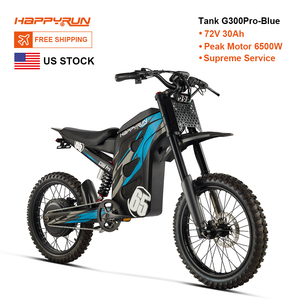 HappyRun Tank G300 Pro 6500W Electric Dirt <strong>Bike</strong> G300 Pro <strong>Blue</strong> Upgraded Version Long Range Mountain E-<strong>bike</strong> Off-road Electric - Product Image 2