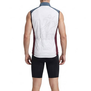 Gilet de cyclisme léger, vêtements de sport personnalisés, respirant, résistant au vent, pour l'entraînement sportif, la course et le cyclotourisme - Product Image 6