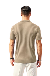 Camisas de Golf con cremallera personalizadas de alta calidad para hombre, manga corta, cuello transpirable, cuello bordado, antiarrugas, informales para polos - Product Image 4