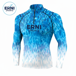 Camiseta de Protección Solar para Hombre, Manga Larga, Secado Rápido, Diseño de Puntos, para Surf, Natación, Buceo, Fitness, Deportes Acuáticos - Product Image 3