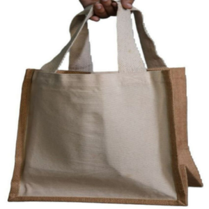 Sac fourre-tout personnalisé en coton 100% beige naturel, avec poignée longue, fermeture éclair, réutilisable, motif lettres, pour les courses - Product Image 1
