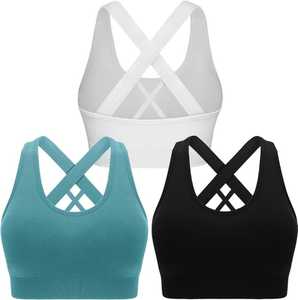 Ropa Deportiva para Mujer, Sujetador Deportivo Ligero, Sin Costuras, Transpirable - Product Image 3