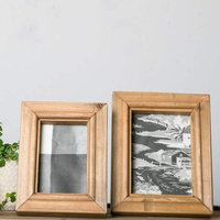 Cadre photo en bois moderne, personnalisé, fait main, écologique, pleine couleur, design tendance, idéal pour la décoration intérieure et la table – Meilleures ventes