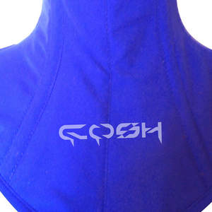 Corsé de cuello de algodón azul estilo gótico bondage fetiche con varillas de acero - Product Image 4